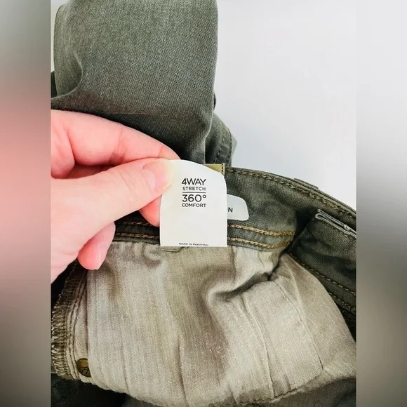 DL1961 Women’s Florence Insta Sculpt Skinny Jeans In Safari Army Green - Picture 8 of 8